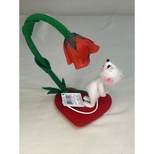 NWT Annalee 3" Smell The Roses Mouse Valentines Day 2013